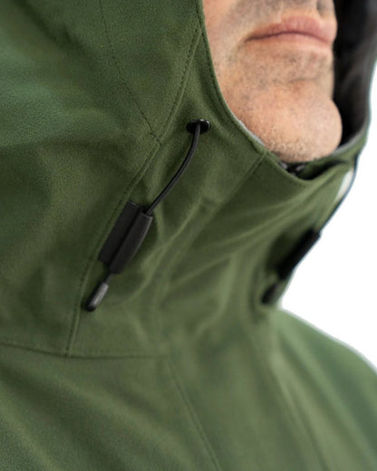 Olive Coloured Swazi Tahr Xp Smock on white background #colour_olive