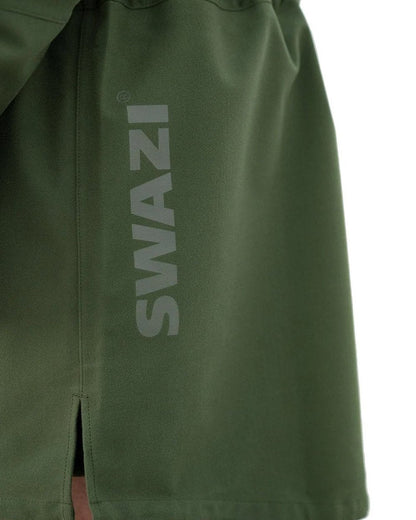 Olive Coloured Swazi Tahr Xp Smock on white background #colour_olive