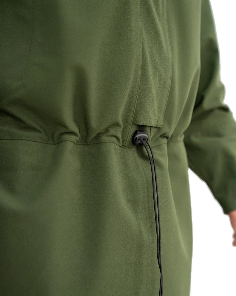 Olive Coloured Swazi Tahr Xp Smock on white background #colour_olive