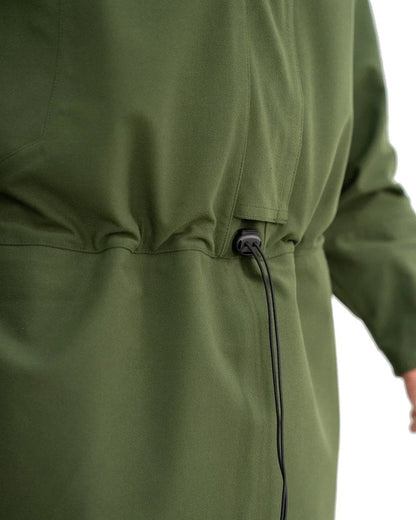 Olive Coloured Swazi Tahr Xp Smock on white background #colour_olive