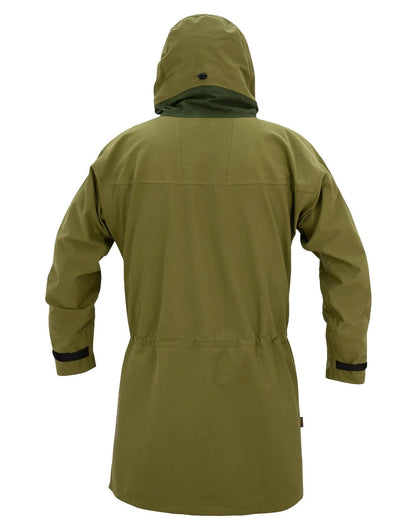 Tussock Green Coloured Swazi Tahr Xp Smock on white background #colour_tussock-green
