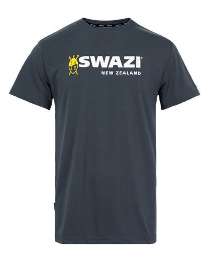 Granite Coloured Swazi Tee on white background #colour_granite