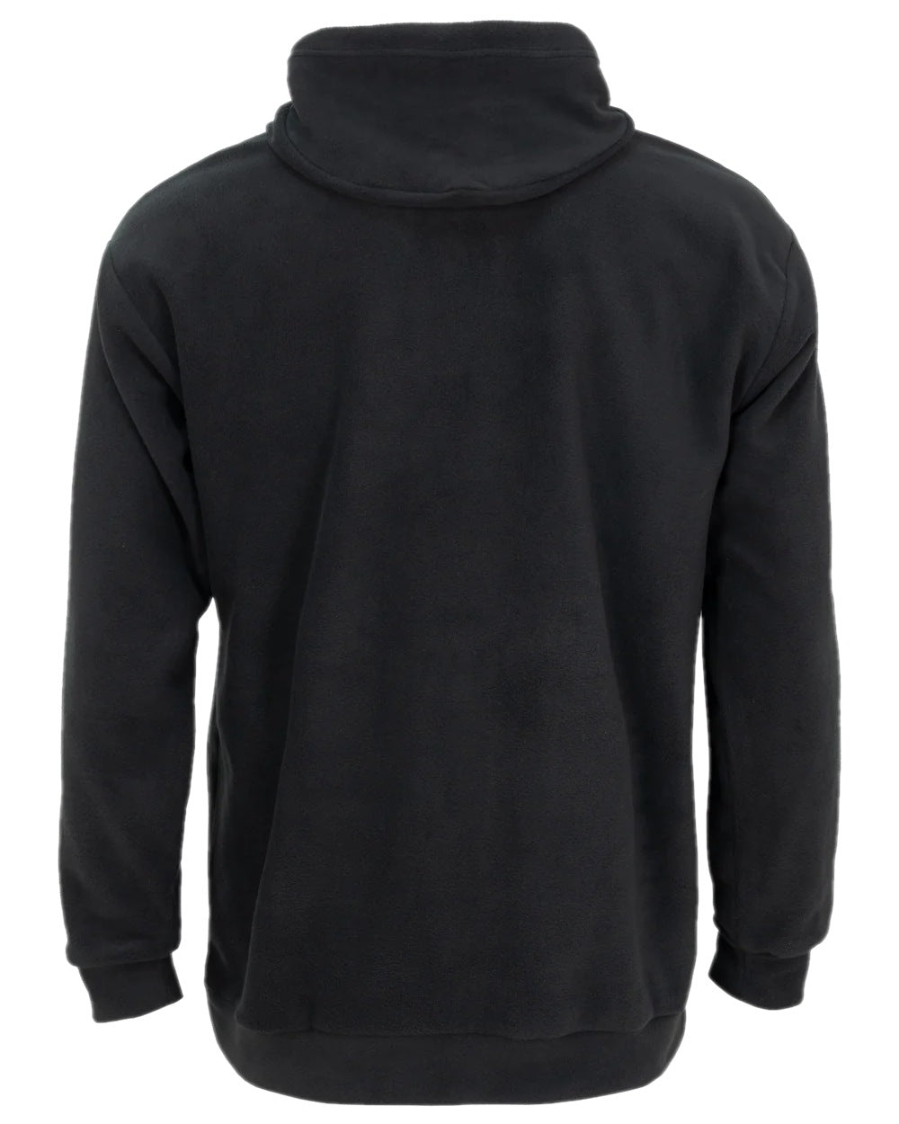 Black Coloured Swazi The Clansman Hoodie on white background #colour_black