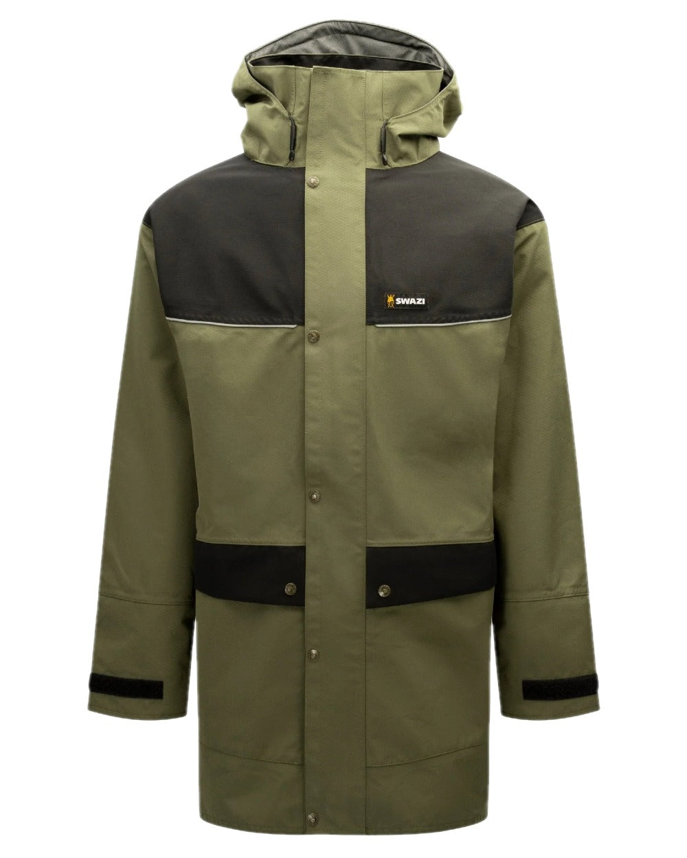 Ranger Black Coloured Swazi Torrent Jacket on white background #colour_ranger-black