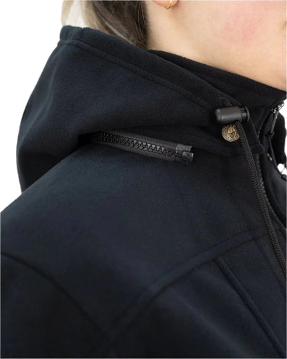 Black Swazi Womens Amur Jacket on white background #colour_black