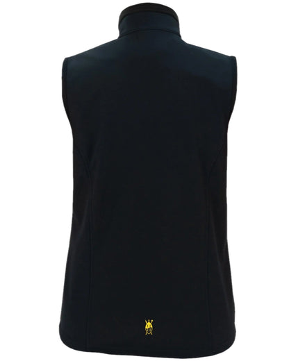 Black Coloured Swazi Womens Sable Vest on white background #colour_black