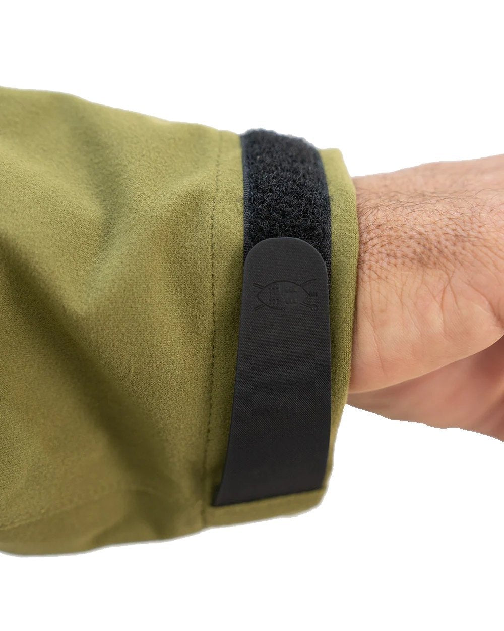 Tussock Green Coloured Swazi Kagoule Jacket On A White Background #colour_tussock-green