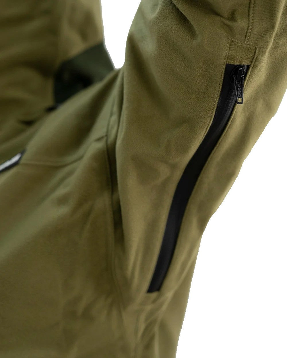 Tussock Green Coloured Swazi Kagoule Jacket On A White Background #colour_tussock-green