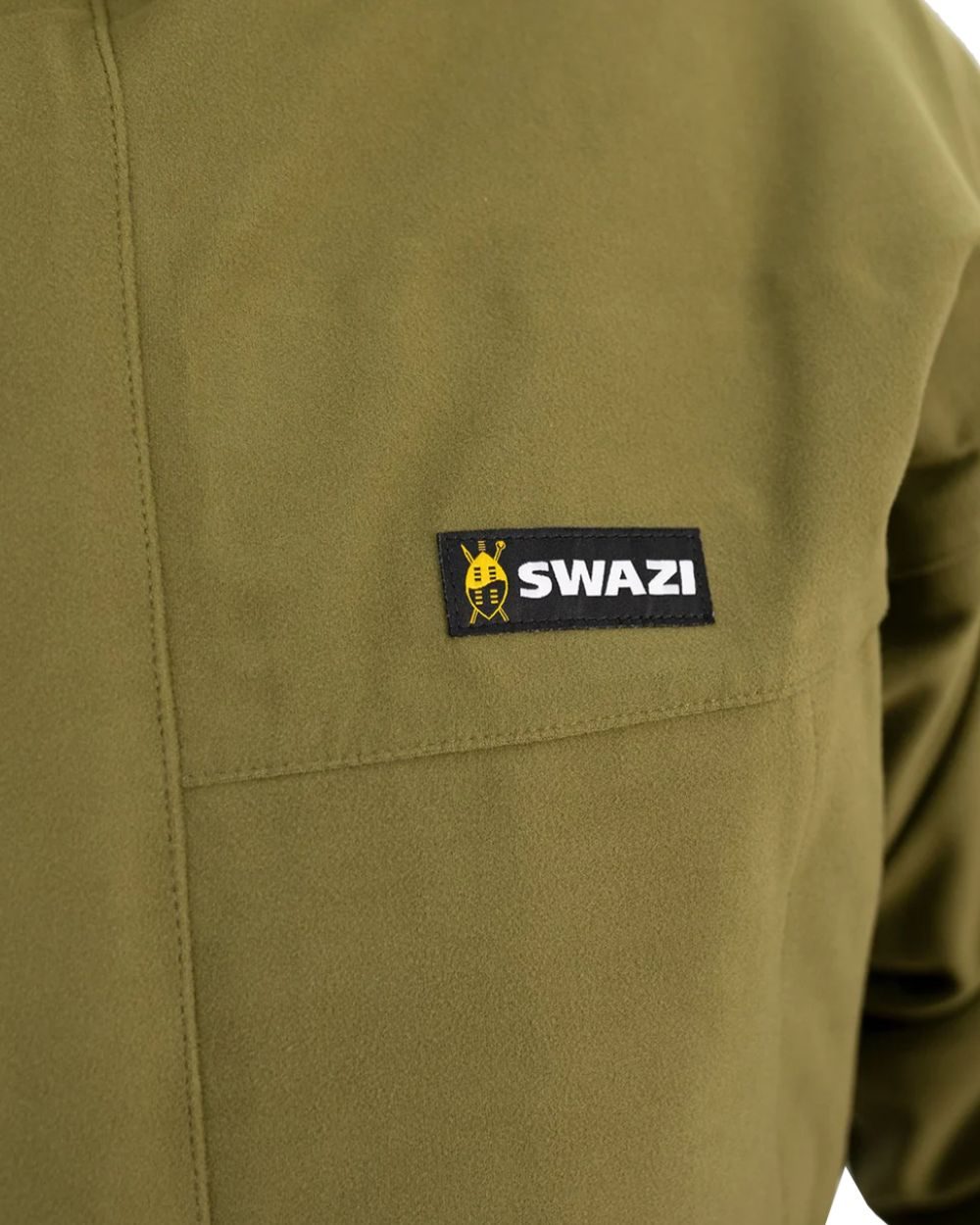 Tussock Green Coloured Swazi Wapiti Xp Jacket On A White Background #colour_tussock-green