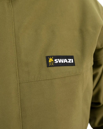 Tussock Green Coloured Swazi Wapiti Xp Jacket On A White Background #colour_tussock-green