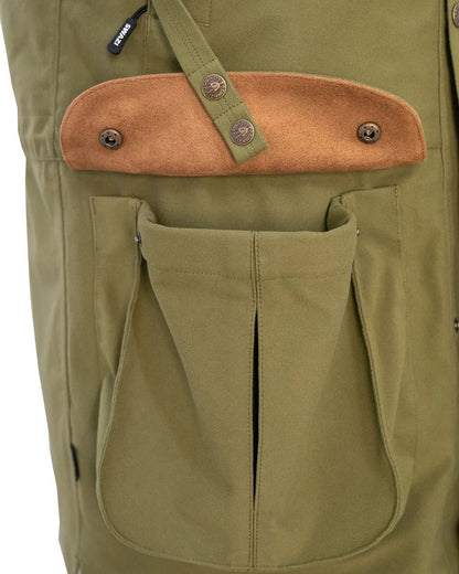 Tussock Green Coloured Swazi Wapiti Xp Jacket On A White Background #colour_tussock-green