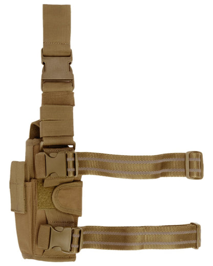Coyote Coloured Viper Adjustable Holster on white background #colour_coyote