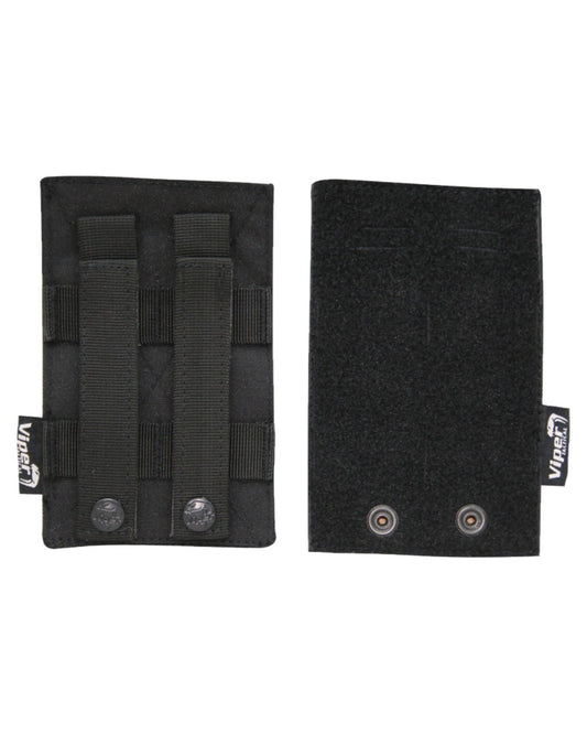 Black Coloured Viper Adjustable Panels on white background #colour_black