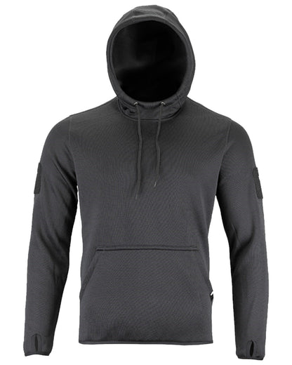 Black Coloured Viper Armour Hoodie on white background #colour_black