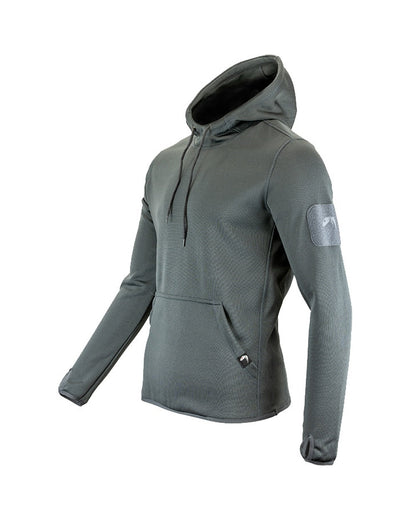 Titanium Coloured Viper Armour Hoodie on white background #colour_titanium