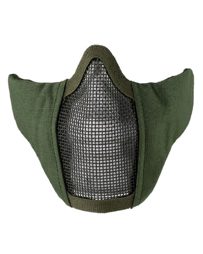Green Coloured Viper Crossteel Face Mask Gen2 on white background #colour_green
