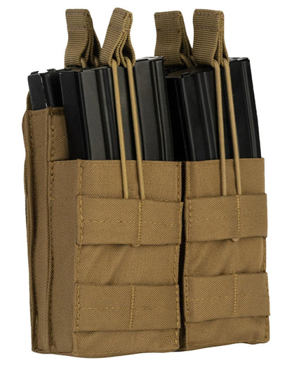 Coyote Coloured Viper Double Duo Mag Pouch on white background #colour_coyote