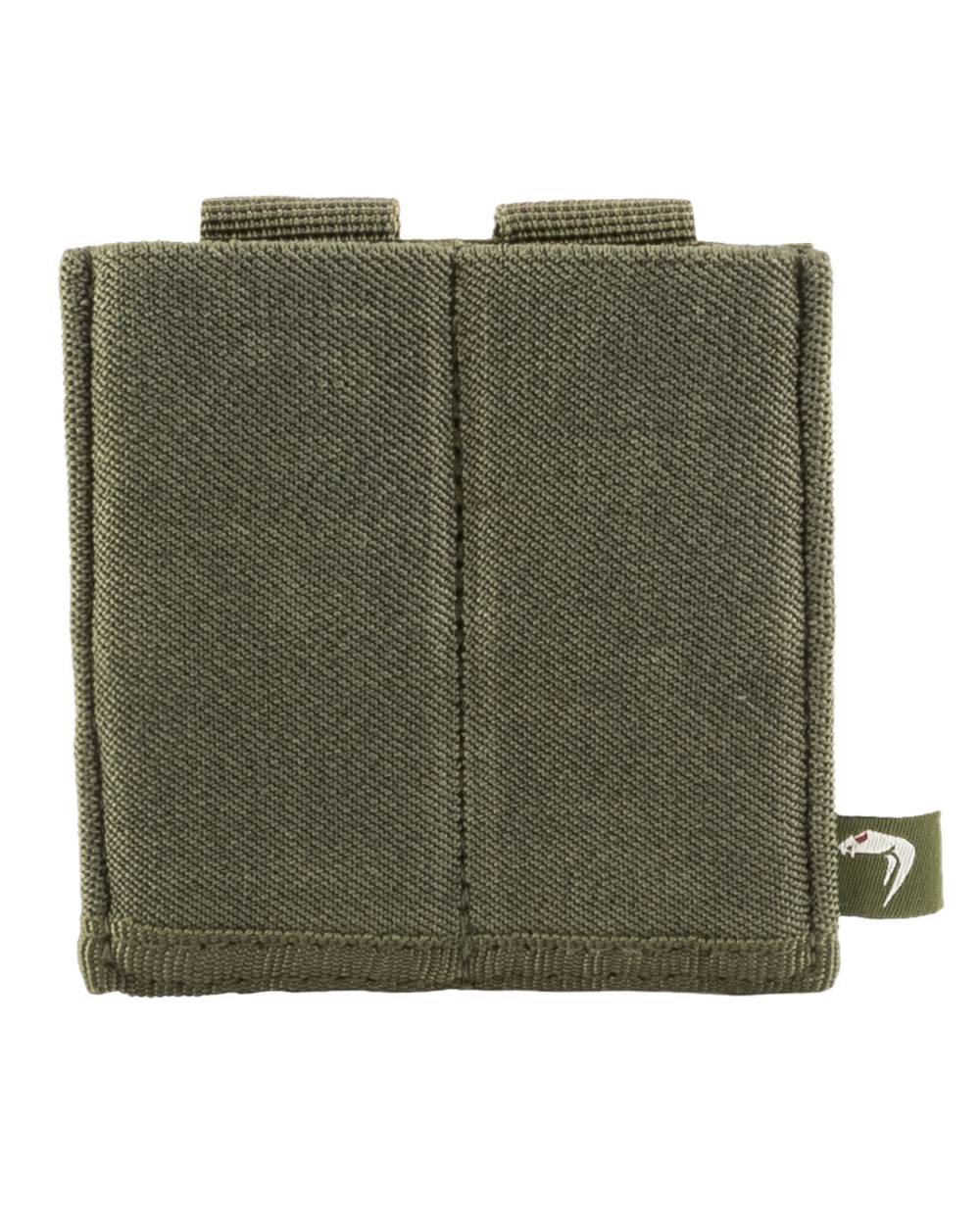 Green Coloured Viper Double Pistol Mag Plate on white background #colour_green