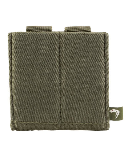 Green Coloured Viper Double Pistol Mag Plate on white background #colour_green