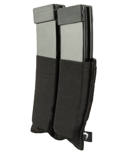 Black Coloured Viper Double SMG Mag Plate on white background #colour_black