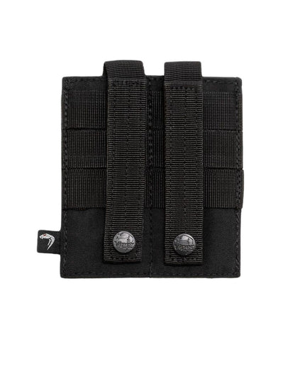Black Coloured Viper Double SMG Mag Plate on white background #colour_black