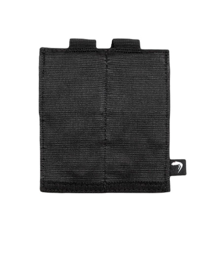 Black Coloured Viper Double SMG Mag Plate on white background #colour_black