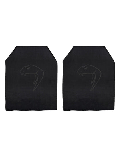 Black Coloured Viper Dummy Plates on white background #colour_black