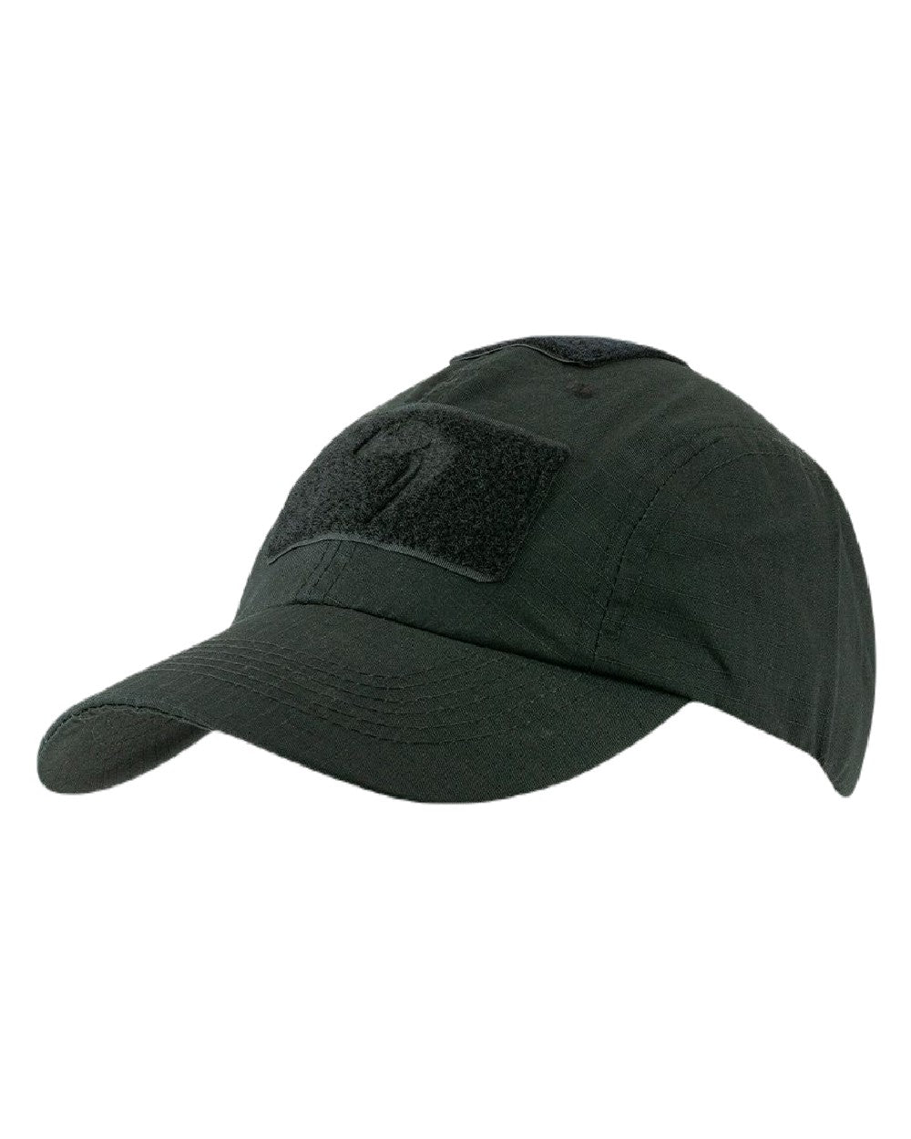 Black Coloured Viper Elite Baseball Hat on white background #colour_black