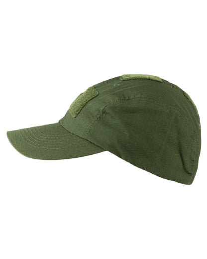 Green Coloured Viper Elite Baseball Hat on white background #colour_green