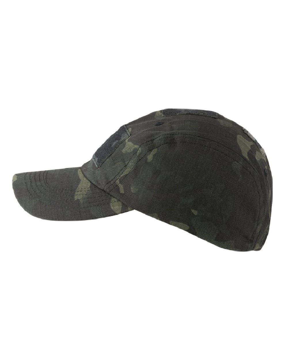 VCAM Black Coloured Viper Elite Baseball Hat on white background #colour_vcam-black