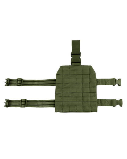Green Coloured Viper Elite Dropleg Platform on white background #colour_green