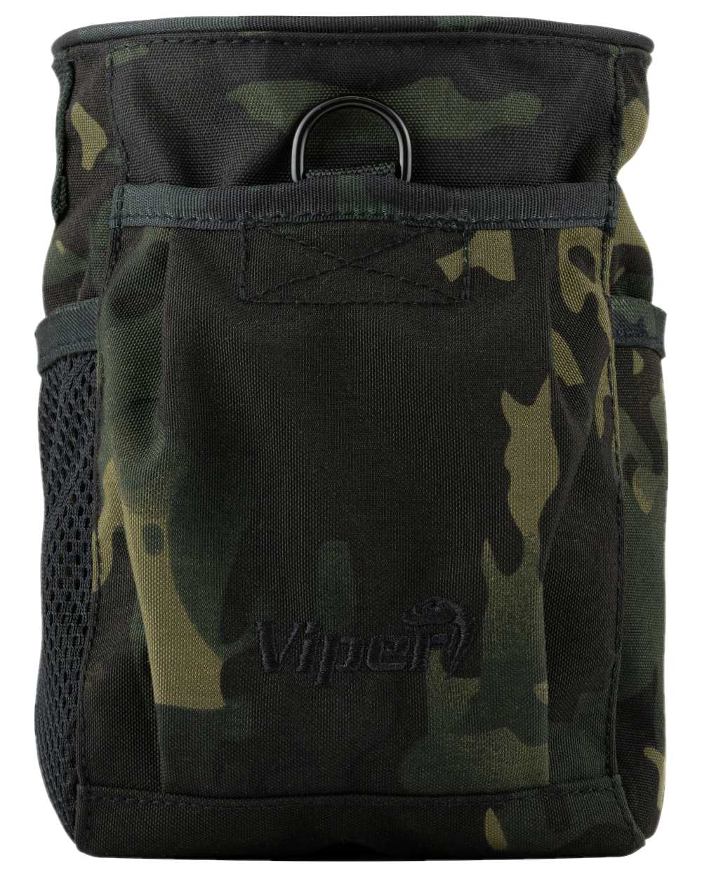 VCAM Black Coloured Viper Elite Dump Bag on white background #colour_vcam-black