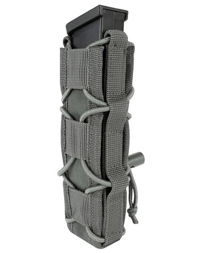 Titanium Coloured Viper Elite Extended Pistol Mag Pouch on white background #colour_titanium