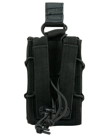 Black Coloured Viper Elite Mag Pouch on white background #colour_black