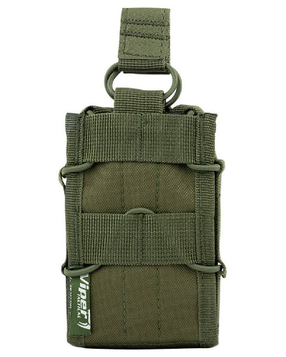 Green Coloured Viper Elite Mag Pouch on white background #colour_green