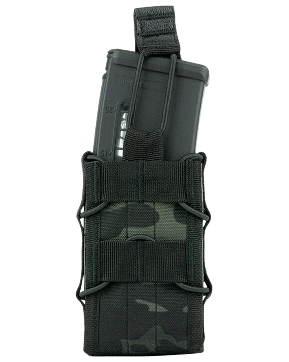 VCAM Black Coloured Viper Elite Mag Pouch on white background #colour_vcam-black