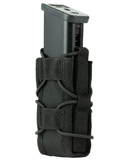 Black Coloured Viper Elite Pistol Mag Pouch on white background #colour_black