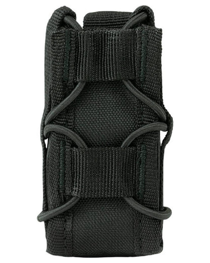 Black Coloured Viper Elite Pistol Mag Pouch on white background #colour_black