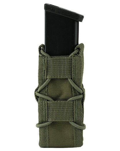 Green Coloured Viper Elite Pistol Mag Pouch on white background #colour_green