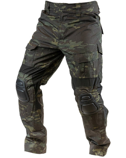 VCAM Black Coloured Viper Elite Trousers Gen2 on white background #colour_vcam-black