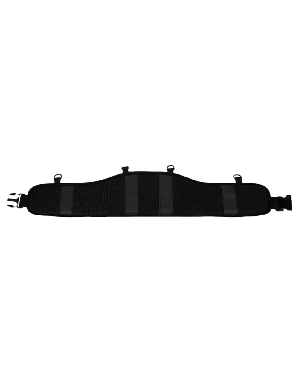 Black Coloured Viper Elite Waist Belt on white background #colour_black
