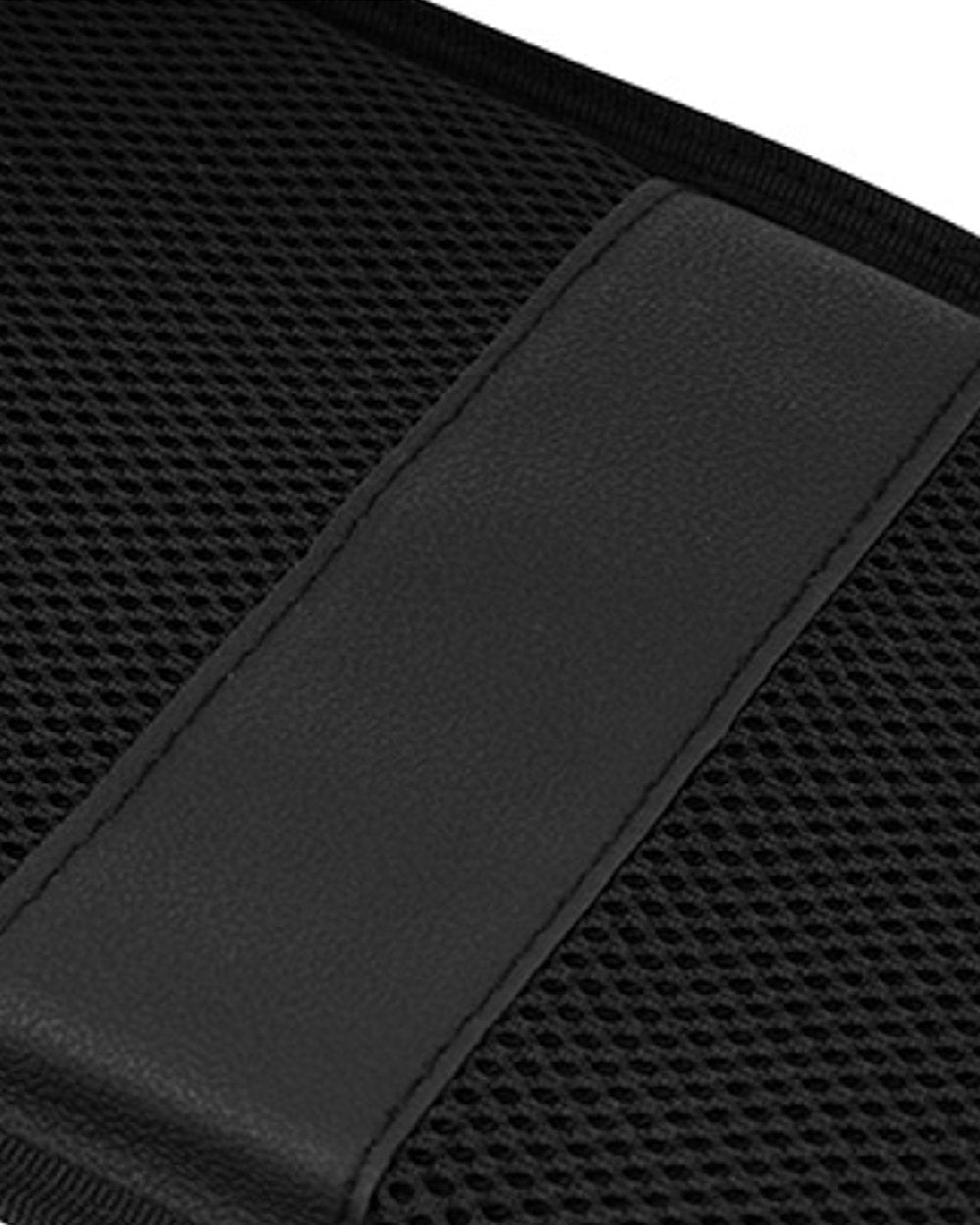Black Coloured Viper Elite Waist Belt on white background #colour_black