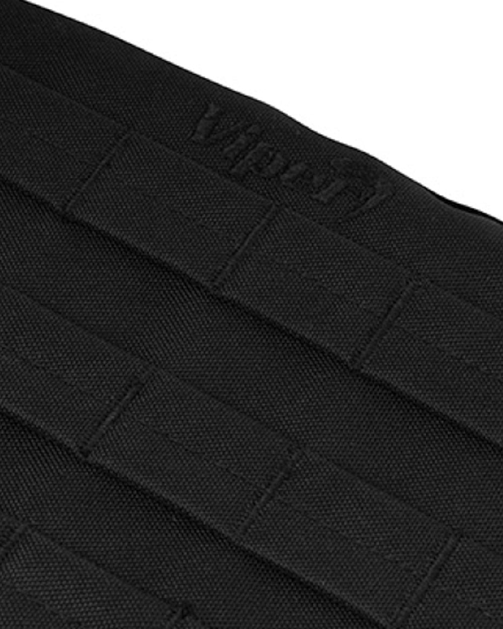 Black Coloured Viper Elite Waist Belt on white background #colour_black