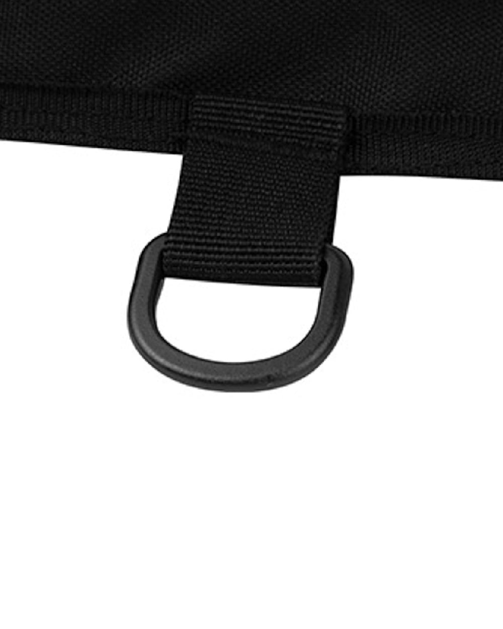 Black Coloured Viper Elite Waist Belt on white background #colour_black
