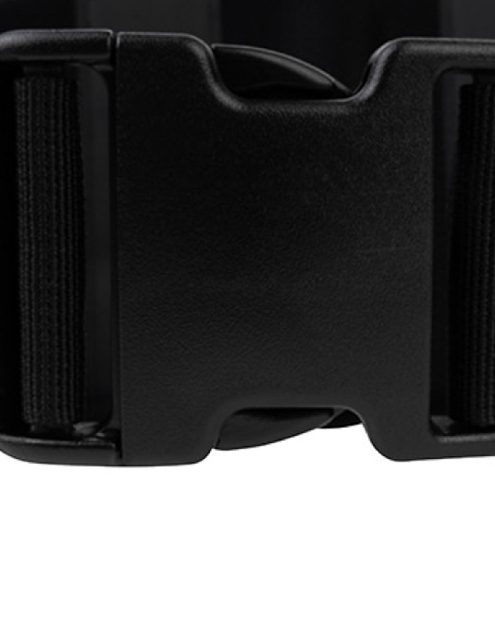 Black Coloured Viper Elite Waist Belt on white background #colour_black