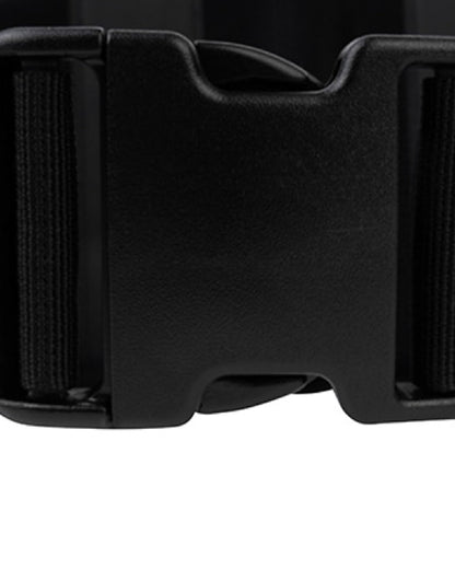 Black Coloured Viper Elite Waist Belt on white background #colour_black
