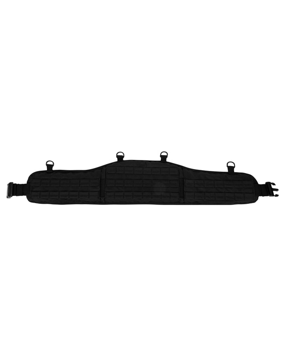 Black Coloured Viper Elite Waist Belt on white background #colour_black