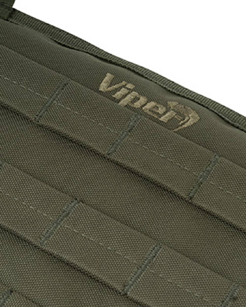 Green Coloured Viper Elite Waist Belt on white background #colour_green