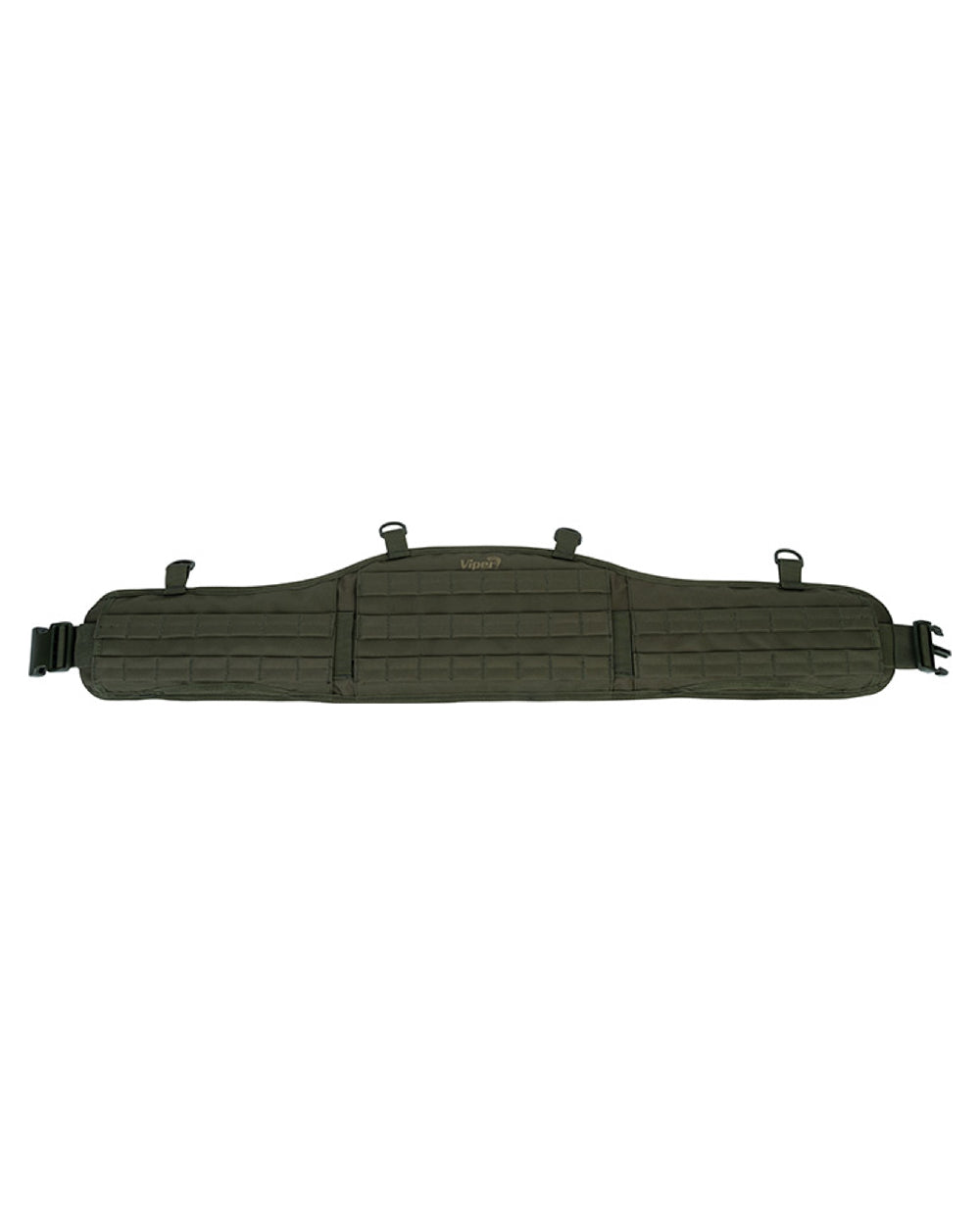 Green Coloured Viper Elite Waist Belt on white background #colour_green