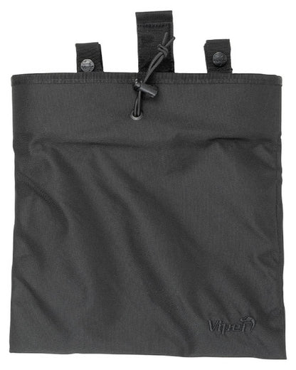 Black Coloured Viper Folding Dump Bag on white background #colour_black